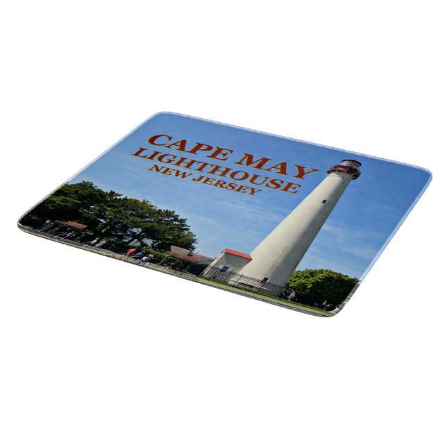 Cape May Lighthouse New Jersey Cutting Board (Corner)