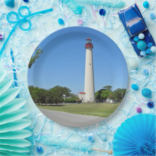 Cape May Lighthouse Paper Plate