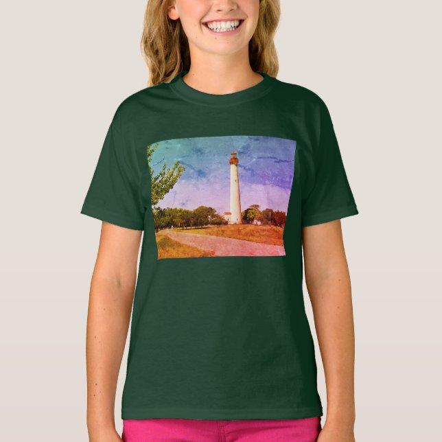 Cape May Lighthouse  T-Shirt (Front)