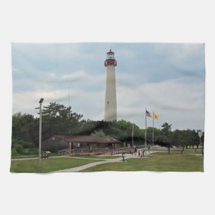 Cape May Lighthouse Tea Towel