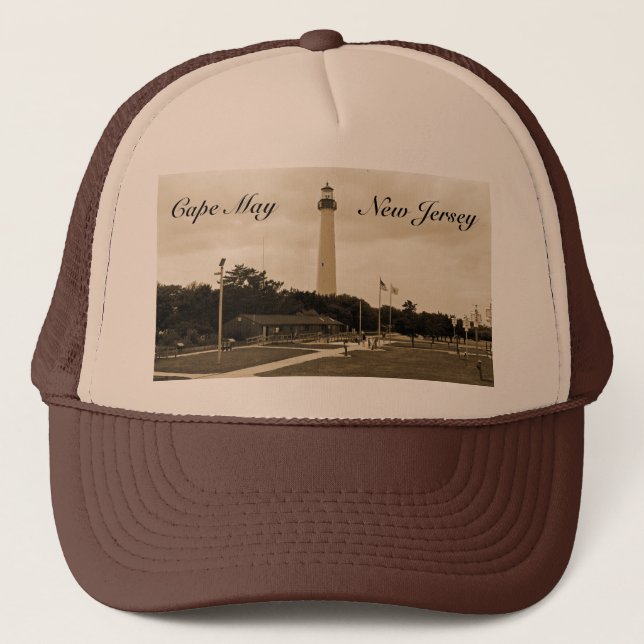 Cape May Lighthouse Trucker Hat (Front)
