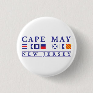 Cape May New Jersey 3 Cm Round Badge
