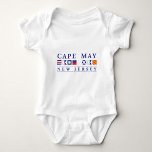 Cape May New Jersey Baby Bodysuit