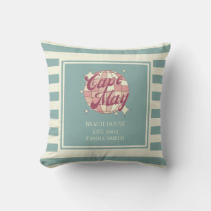 Cape May New Jersey beach house home decoration Cushion