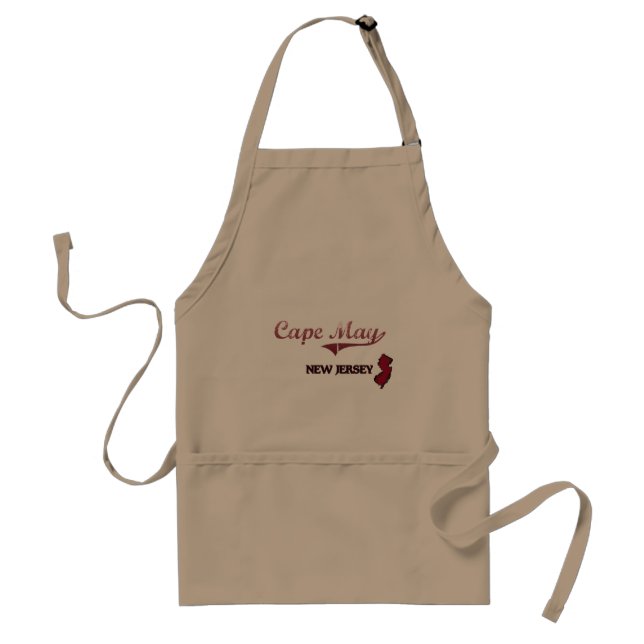 Cape May New Jersey City Classic Standard Apron (Front)