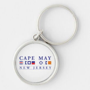 Cape May New Jersey Key Ring
