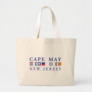 Cape May New Jersey Large Tote Bag