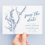 Cape May New Jersey Map Modern Wedding Save The Date<br><div class="desc">Invite your loved ones to mark their calendars for your Cape May, New Jersey wedding with our modern navy blue Jersey Shore map-themed Save the Date cards. Perfect for iconic wedding venues like Congress Hall, The Southern Mansion, Cape May Winery & Vineyard, The Grand Hotel, and Willow Creek Winery, these...</div>