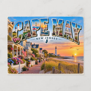 Cape May, New Jersey Postcard