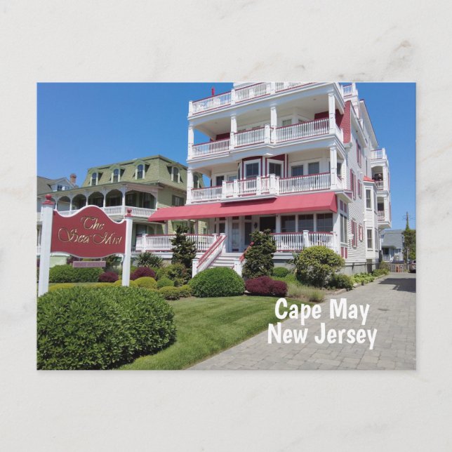 Cape May NJ Postcard (Front)