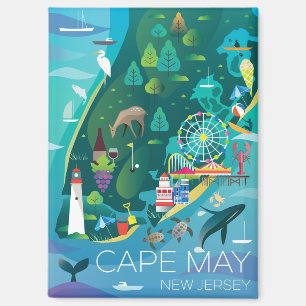 Cape May Refrigerator Magnet