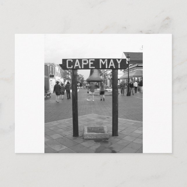 Cape May * Sign Postcard (Front)