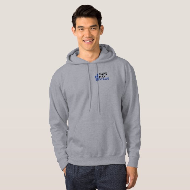 Cape May Stage Logo Hoodie in Grey (Front Full)