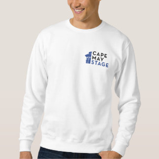 Cape May Stage Logo Sweatshirt in White