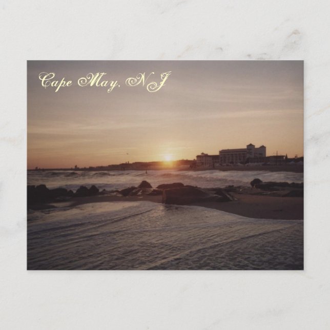Cape May Sunset Postcard (Front)