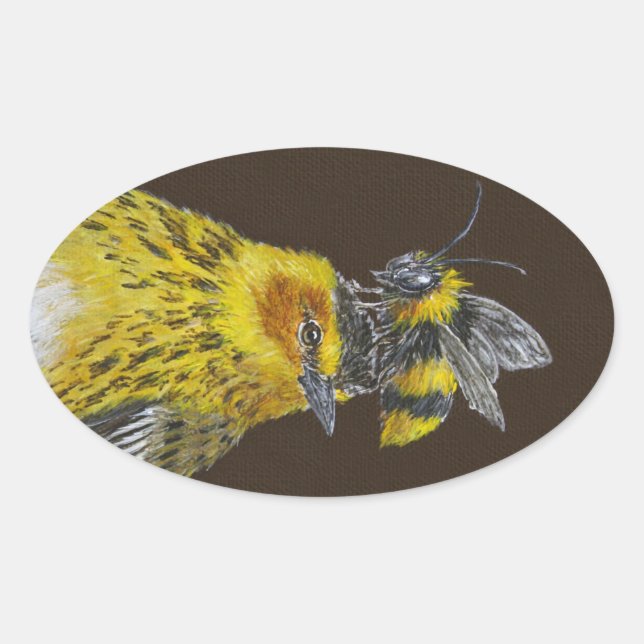 Cape May warbler stickers (Front)