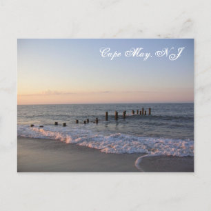 Cape May Waves Postcard