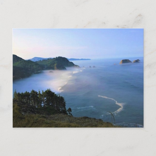 Cape Meares, Oregon Coast Postcard (Front)