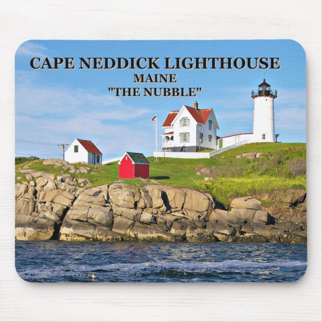 Cape Neddick Light "the Nubble", Maine mousepad (Front)