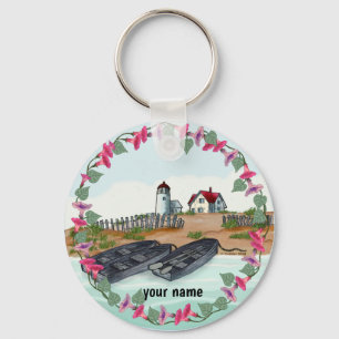 Cape Neddick Lighthouse keychain 