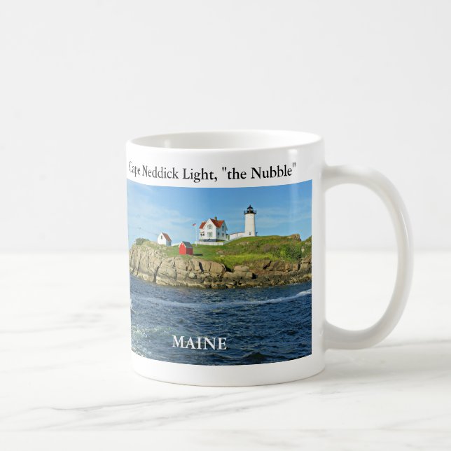 Cape Neddick Lighthouse-the Nubble, Maine Mug (Right)