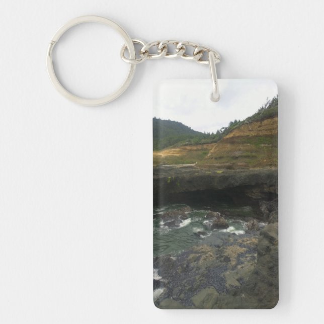 Cape Perpetua, Oregon Coast Key Ring (Front)