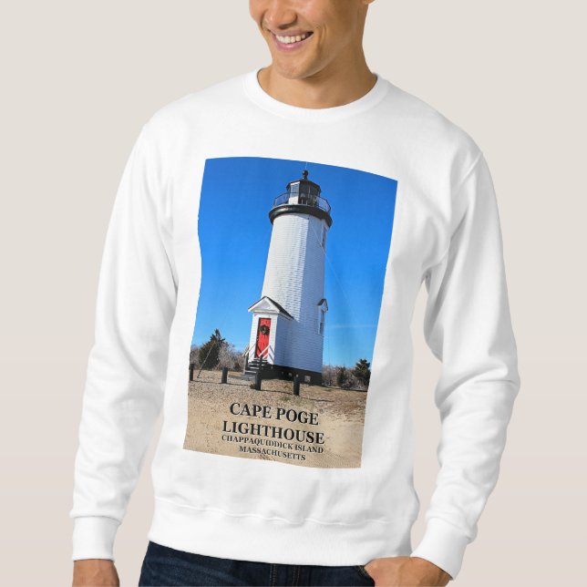 Cape Poge Lighthouse, Massachusetts Sweatshirt (Front)