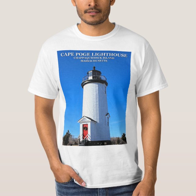 Cape Poge Lighthouse, Massachusetts T-Shirt (Front)