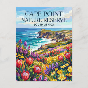 Cape Point Nature Reserve South Africa Postcard