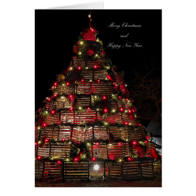 Cape Porpoise Celebrates Folded Christmas Card (Front)