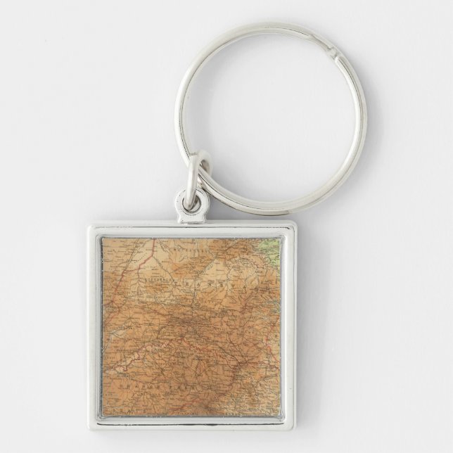Cape Province, Transvaal, eastern section Key Ring (Front)