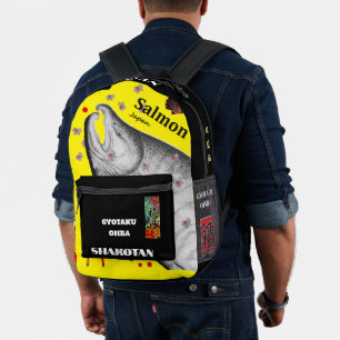 Cape Salmon Kamui (Shakotan) Shakotan: Thank you t Printed Backpack