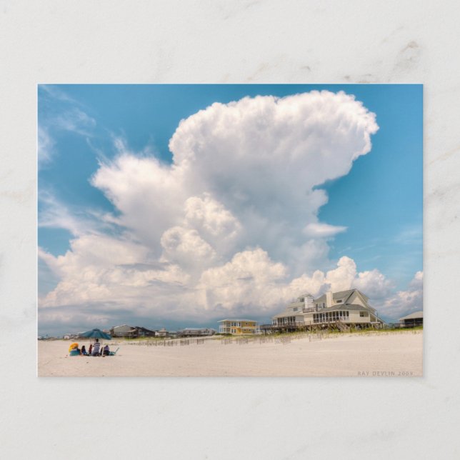 Cape San Blas Cloudscape Postcard (Front)