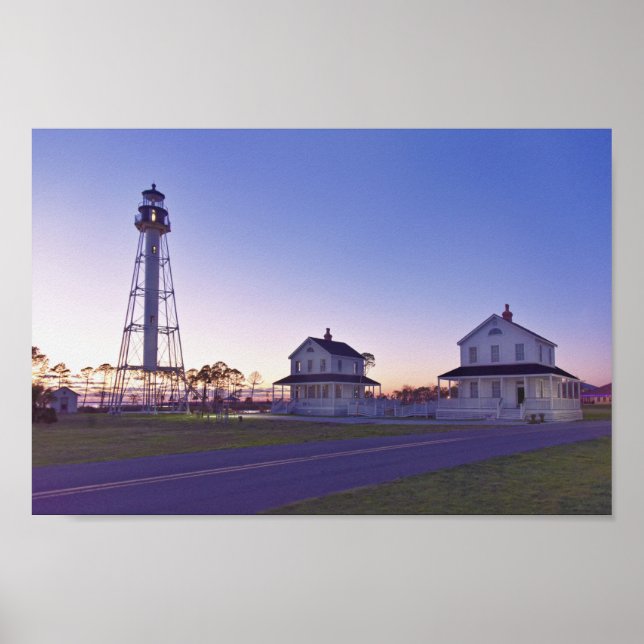Cape San Blas Lighthouse, Port St. Joe, Florida Poster (Front)