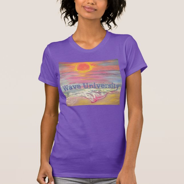 Cape San Blas Sunset Beach Waves T-Shirt (Front)
