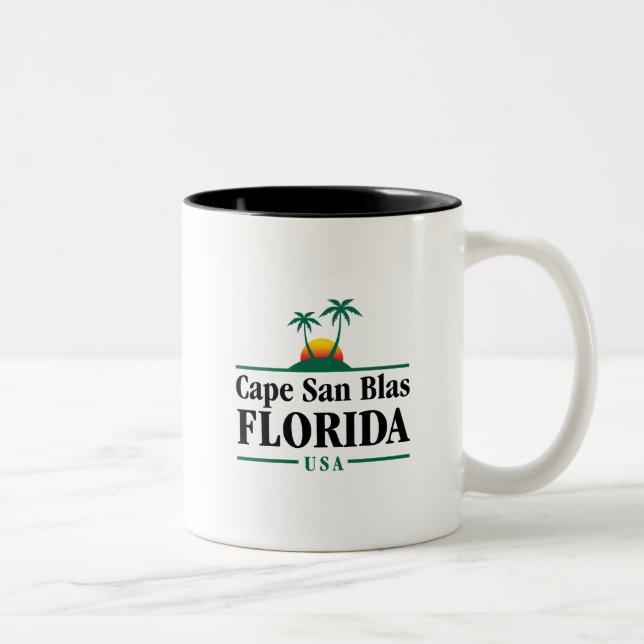 Cape San Blas Two-Tone Coffee Mug (Right)