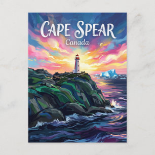 Cape Spear Lighthouse Canada Postcard