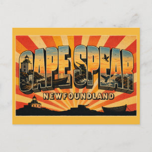 Cape Spear Newfoundland Easternmost Point Postcard