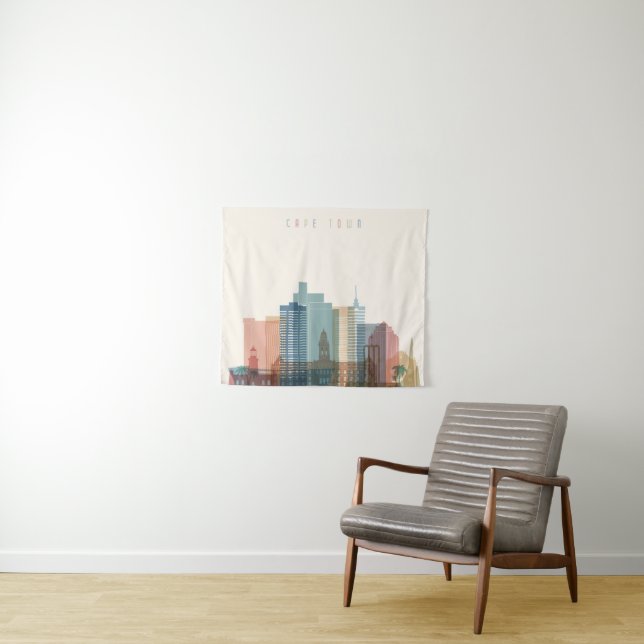 Cape Town, Africa | City Skyline Tapestry (In Situ (Horizontal))
