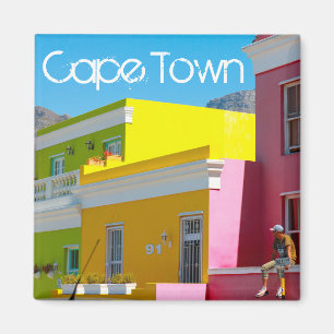 Cape Town Bo-Kaap Cityscape South Africa Magnet