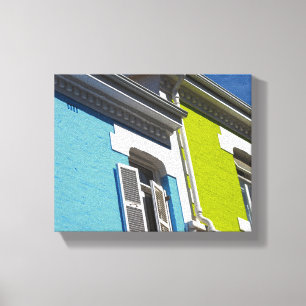 Cape Town Bo-Kaap South Africa SA Architecture Canvas Print