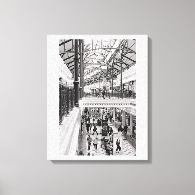 Cape Town Canal Walk Mall Canvas Print (Front)
