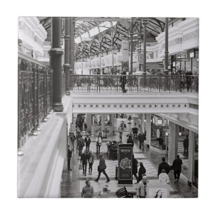 Cape Town Canal Walk Monochrome Life Tile