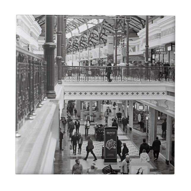 Cape Town Canal Walk Monochrome Life Tile (Front)
