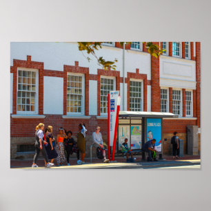 Cape Town Cityscape Architecture City South Africa Poster