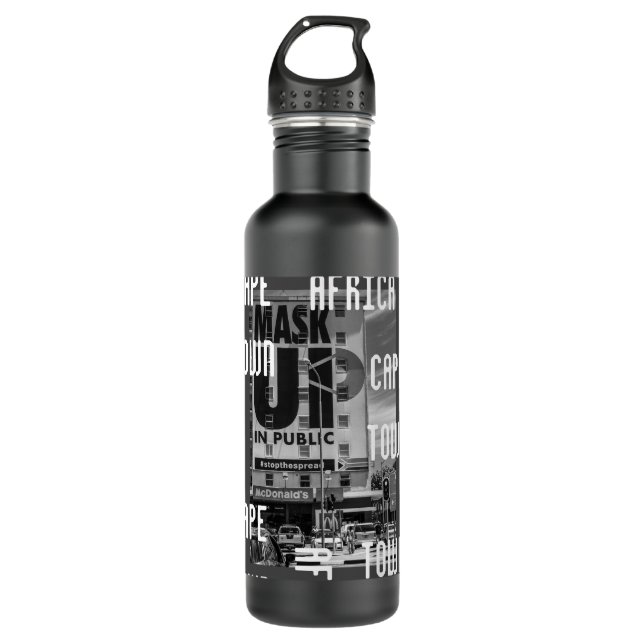 Cape Town Cityscape Architecture South Africa 710 Ml Water Bottle (Front)