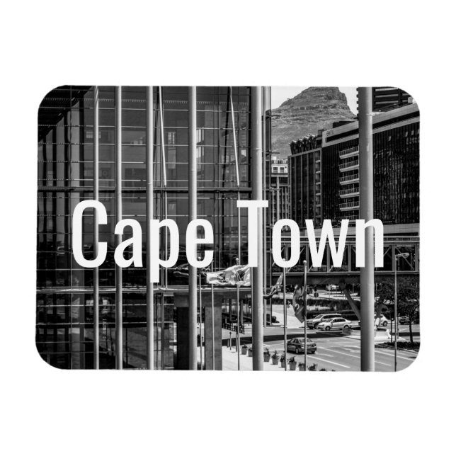 Cape Town Cityscape Architecture South Africa Magn Magnet (Horizontal)