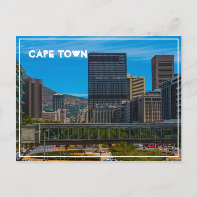 Cape Town Cityscape Architecture South Africa Postcard (Front)