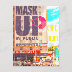 Cape Town Cityscape Architecture South Africa Postcard