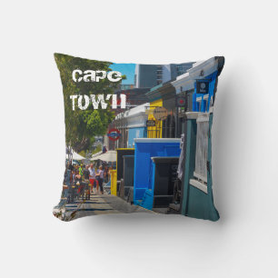 Cape Town Cityscape Bree Street South Africa Cushion